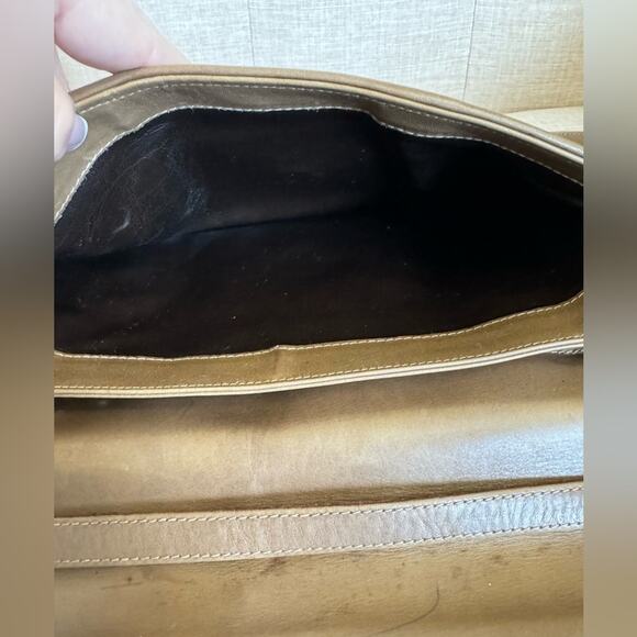 SALE SALVATORE FERRAGAMO VINTAGE Leather Shoulder/ CROSSBODY BAG - Picture 7 of 10